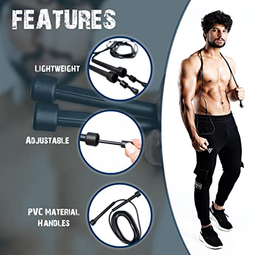 Muza Adjustable Skipping Rope: Versatile Home Fitness Equipment