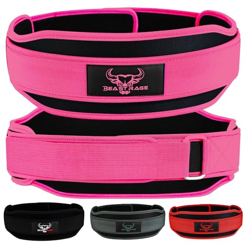 Double Strength Padded Weight Lifting Belt for Home Fitness