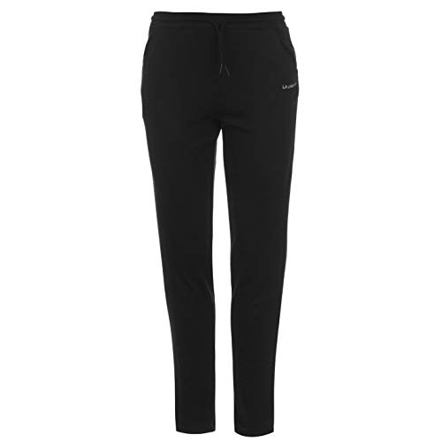 LA Gear Women's Black Interlock Jogging Pants - L
