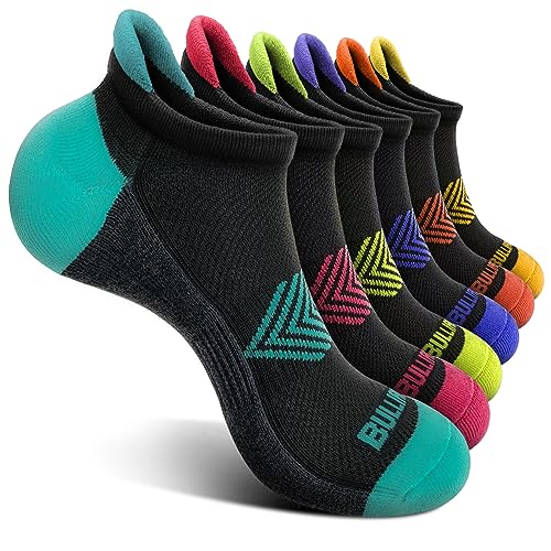 Women's Athletic Socks - 6 Pairs, Moisture Wicking