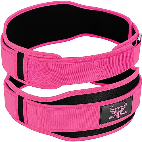 Double Strength Padded Weight Lifting Belt for Home Fitness