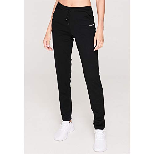LA Gear Women's Black Interlock Jogging Pants - L