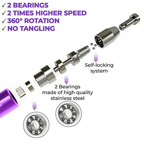 PrimaFIT Pro Adjustable Speed Skipping Rope with Carry Bag