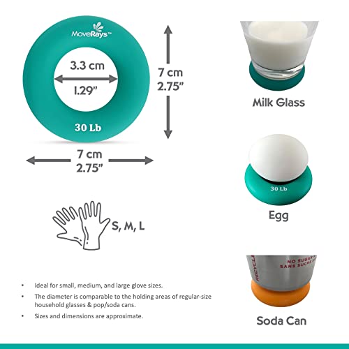 MoveRays Silicone Hand Grip Strengthener for Fitness