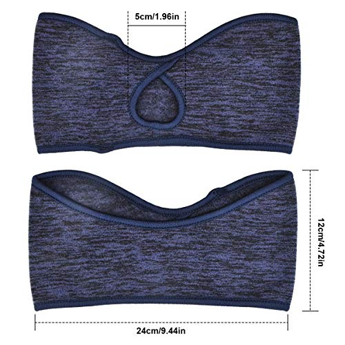 Running Headband with Ponytail Hole - Ear Warmers