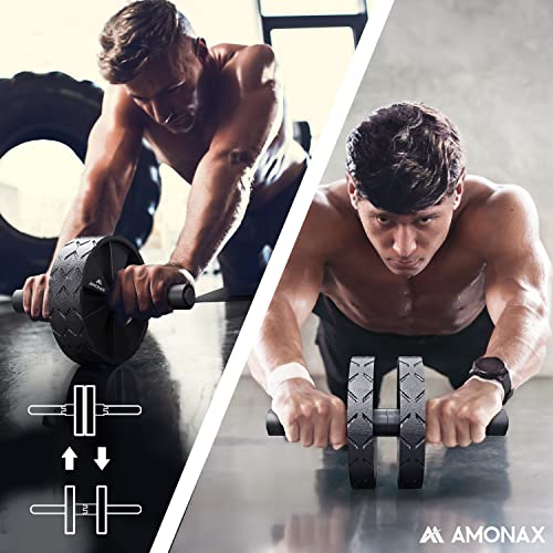 Amonax Home Fitness Equipment: Ab Roller, Skipping Rope, Push-up Handles