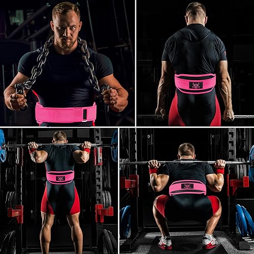 Double Strength Padded Weight Lifting Belt for Home Fitness
