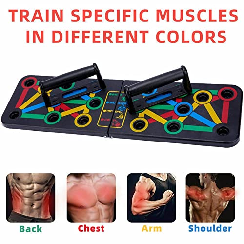 14-in-1 Foldable Push-Up Board: Fitness for Home