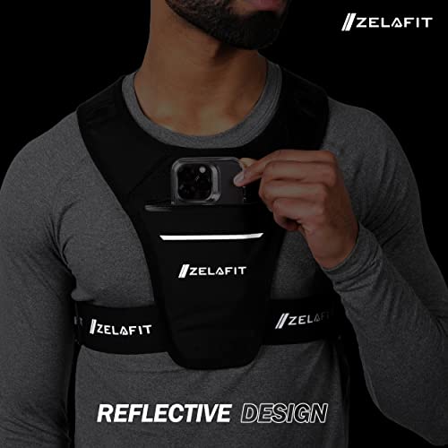 ZelaFit® Waterproof Running Phone Holder + Waistband (Black)