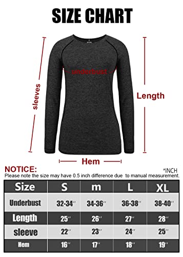 Star Vibe 3-Pack Women's Dry Fit Long Sleeve Tshirt