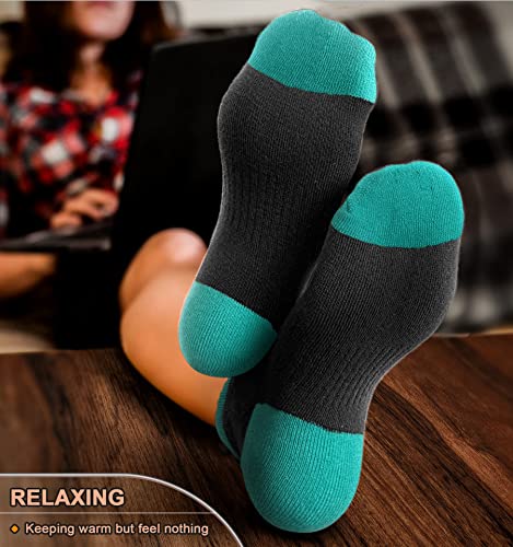 Women's Athletic Socks - 6 Pairs, Moisture Wicking