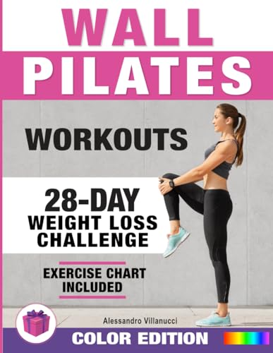 28-Day Wall Pilates Challenge: Color Illustrated Edition