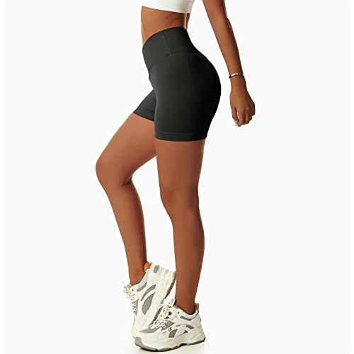 Vertvie V High Waist Gym Biker Shorts-Fitness & Yoga