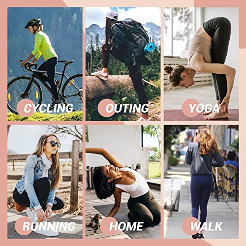 Campsnail Women's High-Waisted Black Leggings with Pockets