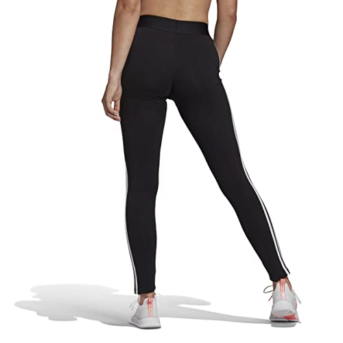 adidas Black/White Women's 3 Stripes Tights, Size S