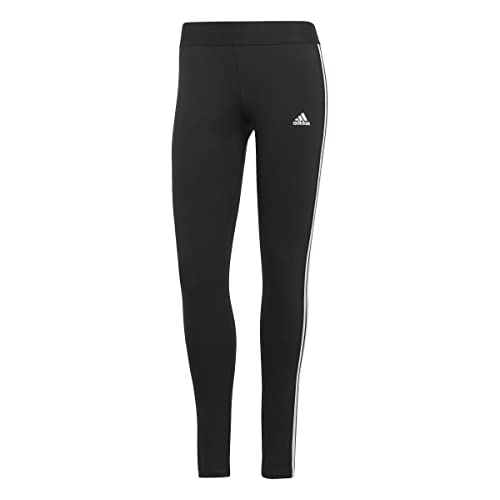 adidas Black/White Women's 3 Stripes Tights, Size S
