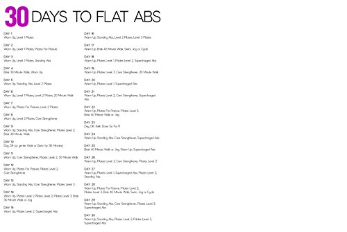 30 Days to Flat Abs Pilates Program by Caroline Sandry