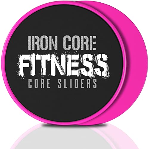 Pink Gymnastics Pilates Sliders for Core Workout