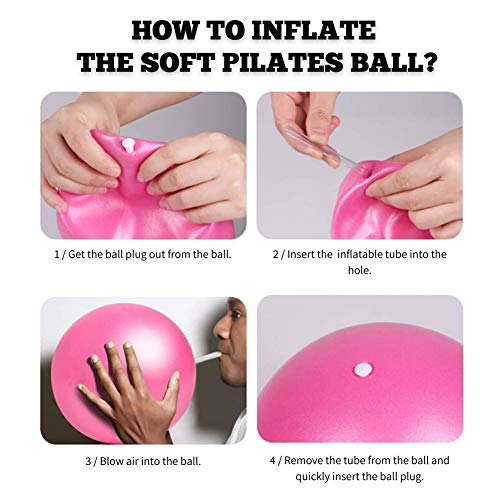 Soft Pilates Ball Set, Versatile Home Fitness Equipment