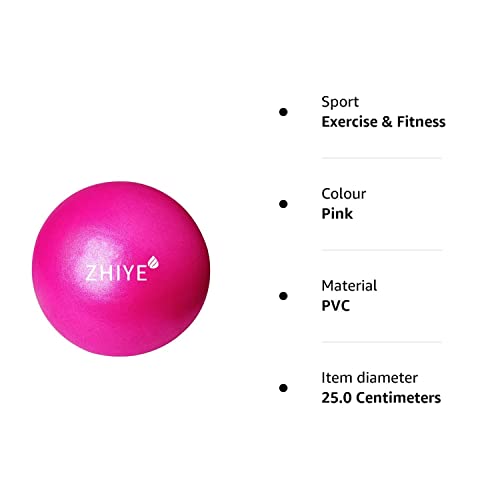 Mini Pilates Ball - Core Fitness Bender, Yoga, Stability