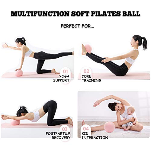 Soft Pilates Ball Set, Versatile Home Fitness Equipment