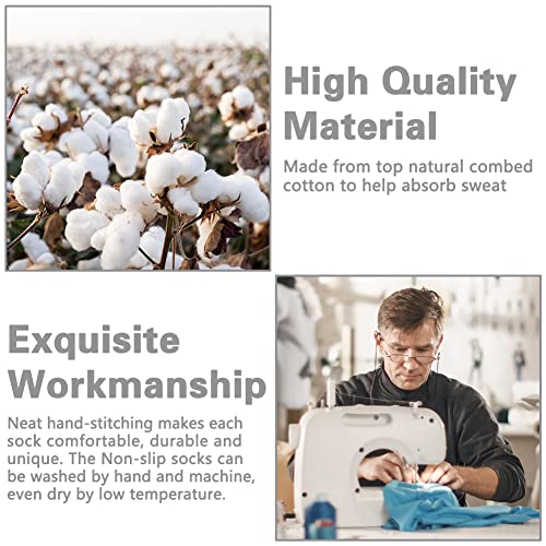 Flintronic Non-Slip Pilates Yoga Socks – 2 Pairs