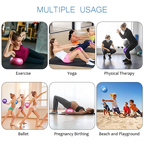 Flintronic Mini Yoga Pilates Ball - 25cm, Balance & Core Fitness