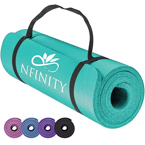 Thick Non-Slip Yoga Mat for Pilates/Gymnastics - Teal