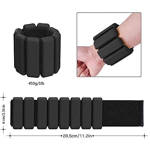 Adjustable Wrist and Ankle Weights Set