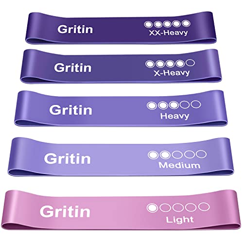 Gritin Resistance Bands - Skin-Friendly Exercise Loop Set