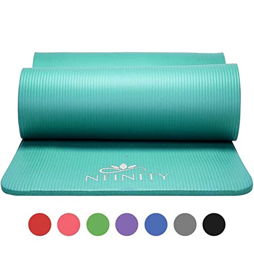 Thick Non-Slip Yoga Mat for Pilates/Gymnastics - Teal