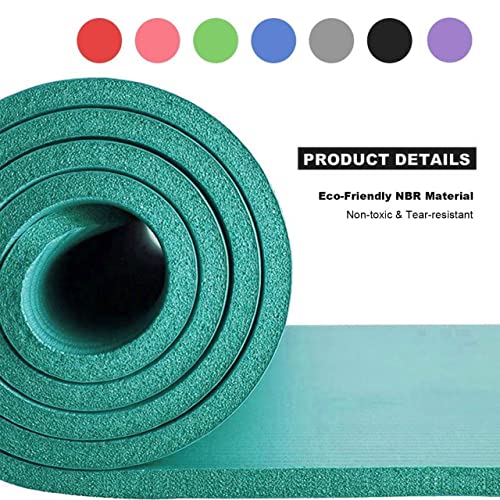 Thick Non-Slip Yoga Mat for Pilates/Gymnastics - Teal