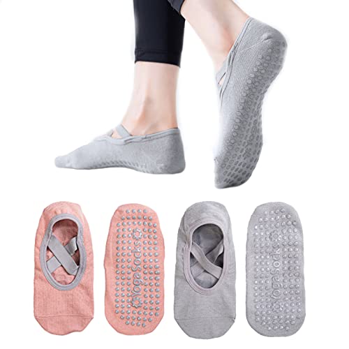 Non-Slip Yoga Socks for Home Fitness