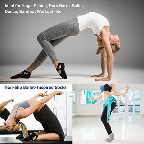 Women's Non-Slip Yoga Socks for Dance & Fitness