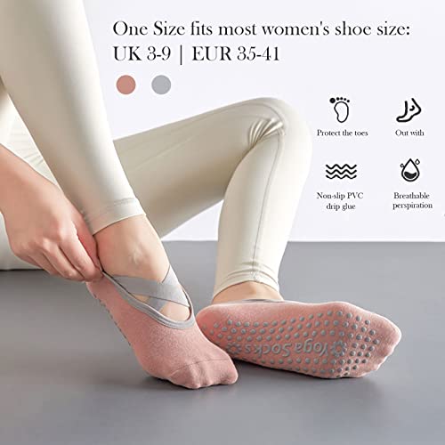 Non-Slip Yoga Socks for Home Fitness