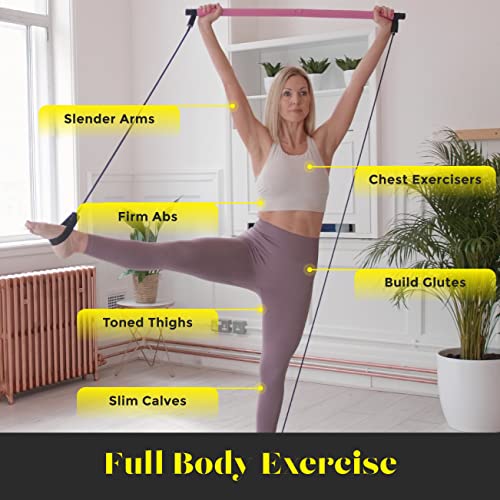Portable Pilates Bar Kit for Full Body Workout