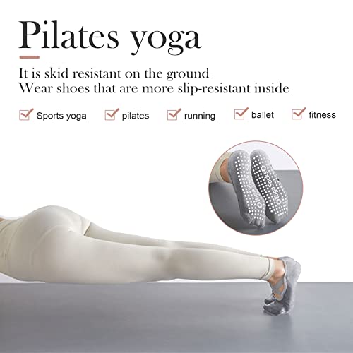 Non-Slip Yoga Socks for Home Fitness