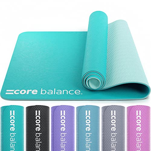 Versatile Teal Yoga Fitness Mat with Carry Strap