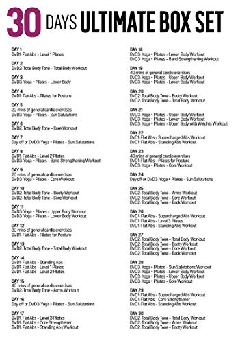 Caroline Sandry's 30-Day Ultimate Pilates Box Set