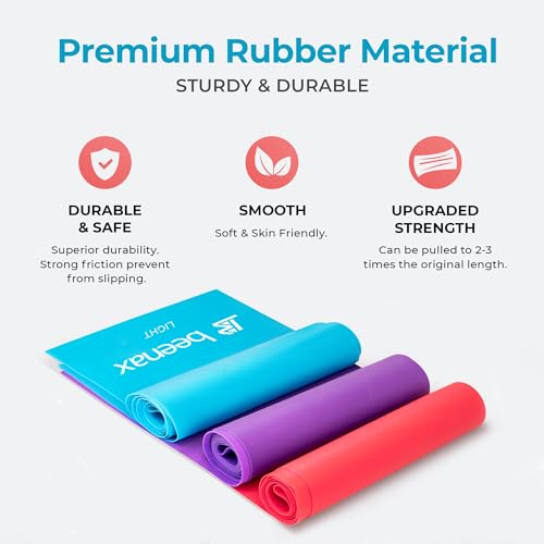 Beenax Resistance Band Set for Muscle Building and Flexibility