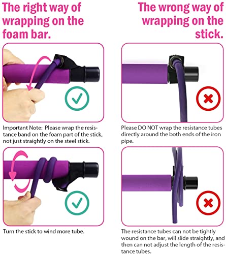 Velageo All-in-one Pilates Bar Kit with Resistance Bands