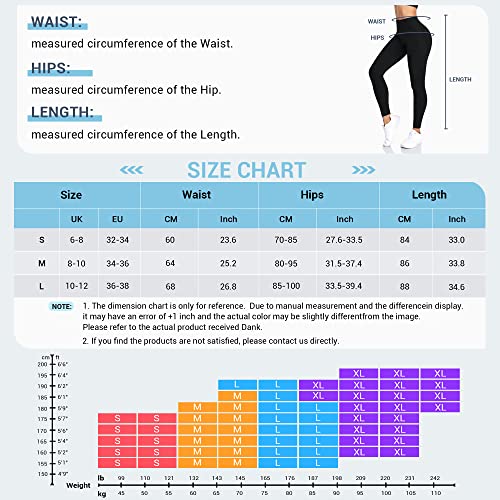 Yaavii High Waisted Women's Yoga Leggings - Black