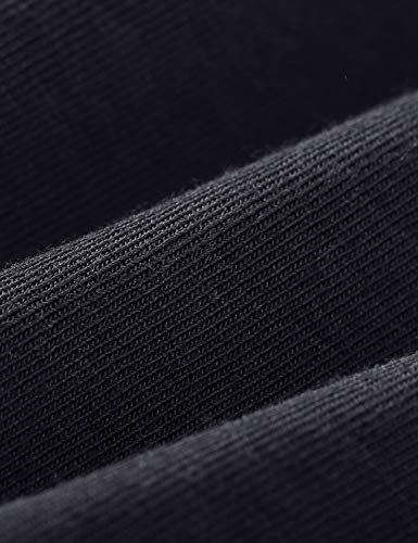 Black Yoga Crop Top - Lightweight Pima Cotton