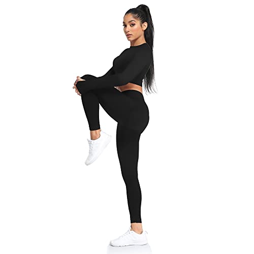 Yaavii High Waisted Women's Yoga Leggings - Black