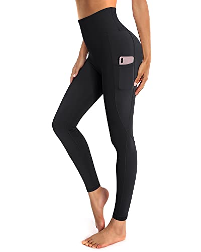 OUGES High Waist Yoga Pants with Pockets for Women