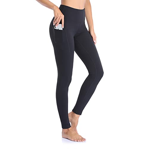 GIMDUMASA Women's Gym Leggings - High Waist, Black