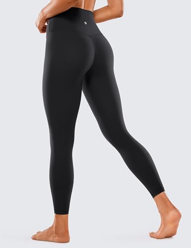 Women's High Waisted Yoga Leggings - Black