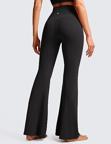 CRZ YOGA Women's Bootcut Flared Leggings - Black