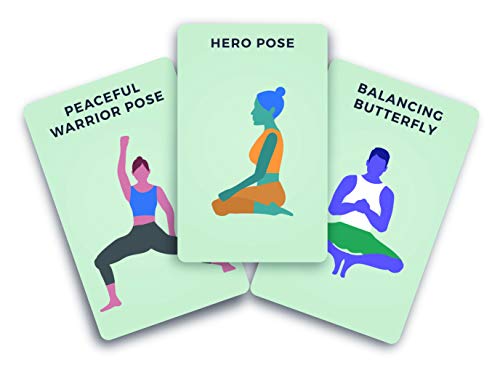 Gift Republic Yoga Poses Cards - 100, Green