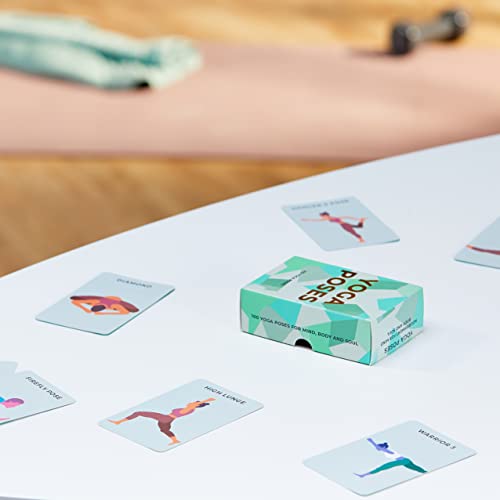 Gift Republic Yoga Poses Cards - 100, Green